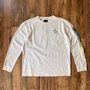 Jordan Jumpman Classics Long Sleeve T-Shirt Men's White